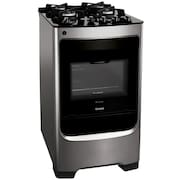 Fogão 4 Bocas Consul CFO4VAR com Mesa de Vidro e Acendimento Automático Bivolt - Inox