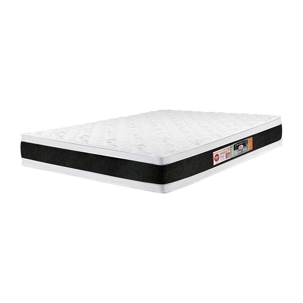 Colchão Casal Espuma D45 Black White Castor 27X138X188 - 92967