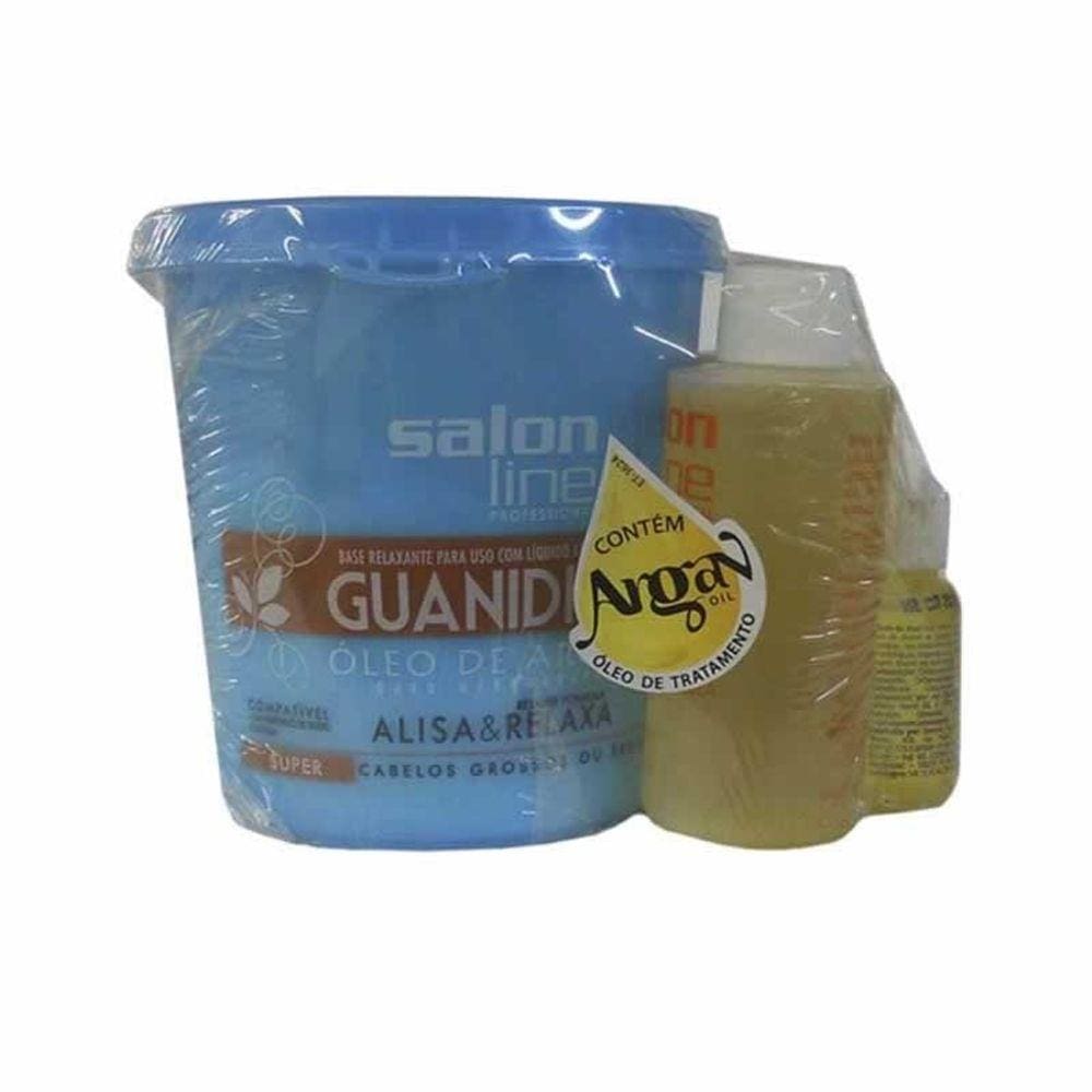 Creme Relaxante Salon Line Guanidina Super com Óleo de Argan
