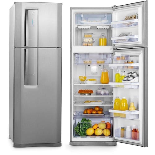 imagem-Refrigerador Electrolux 382 Litros Frost Free 2 Portas - DF42X - 220V - Inox