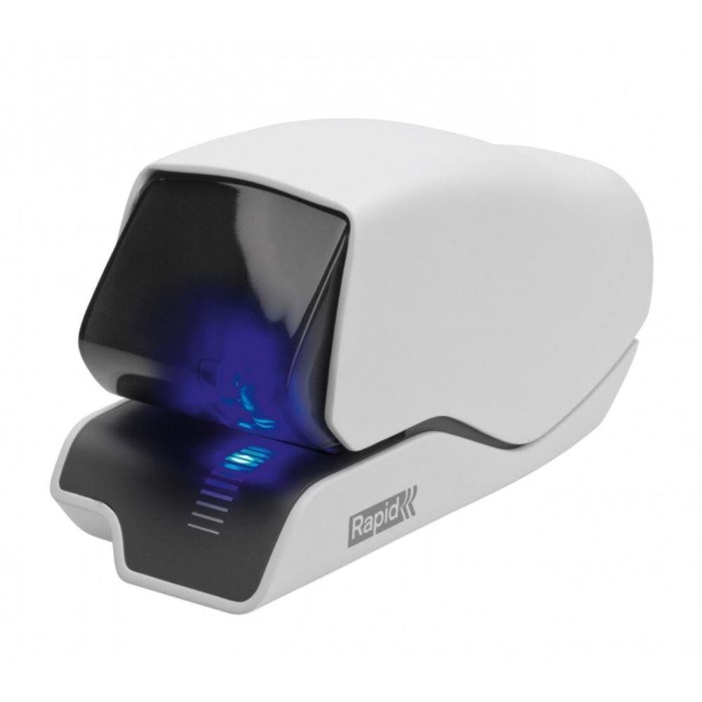 Grampeador Elétrico Rapid 5025 - Grampeia até 25 folhas, Cor: Branco 63226