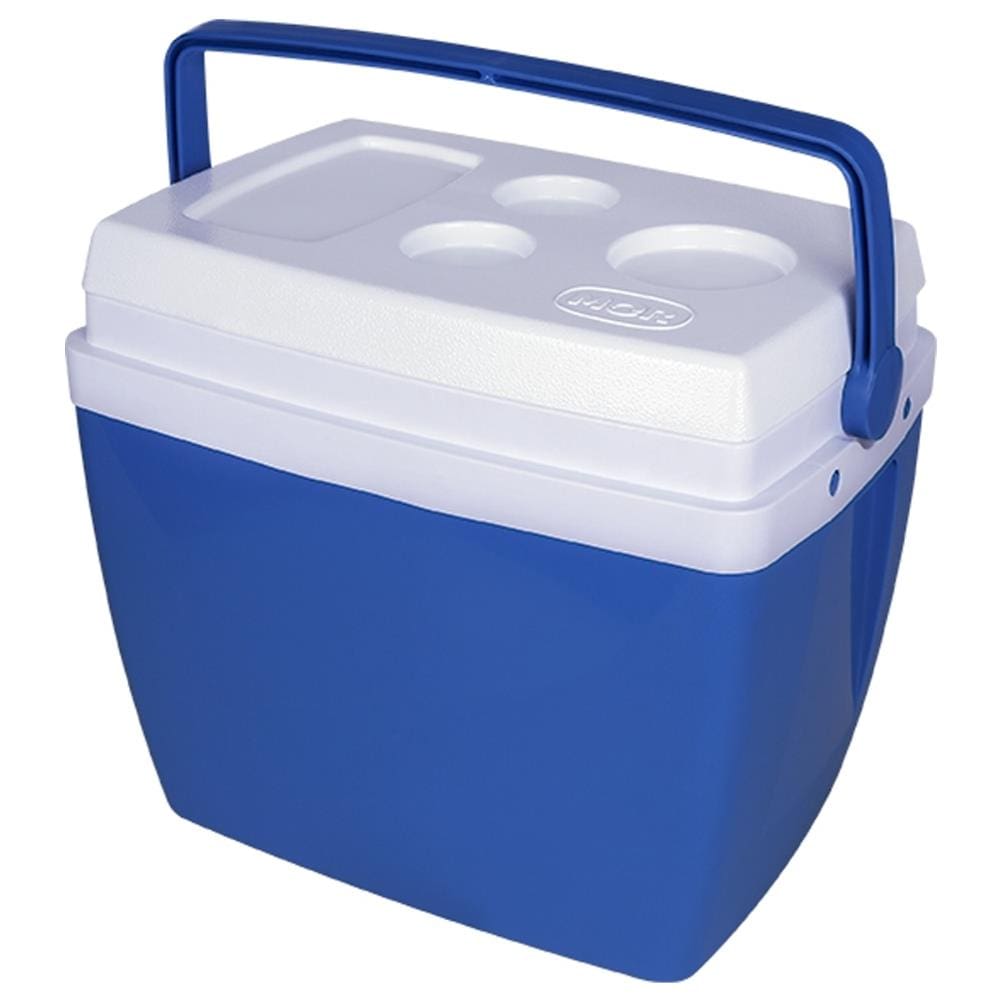 Caixa Térmica 34 Litros Azul com Alça - Mor 1009238