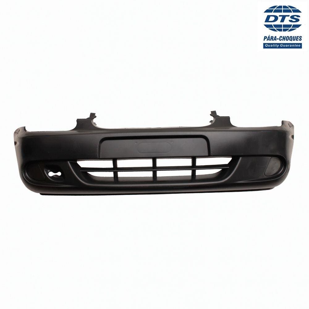 Parachoque Dianteiro Preto Liso Sem Furo Para Farol De Milha: Corsa 1999 Até 2002 - Corsa Classic 2000 Até 2008