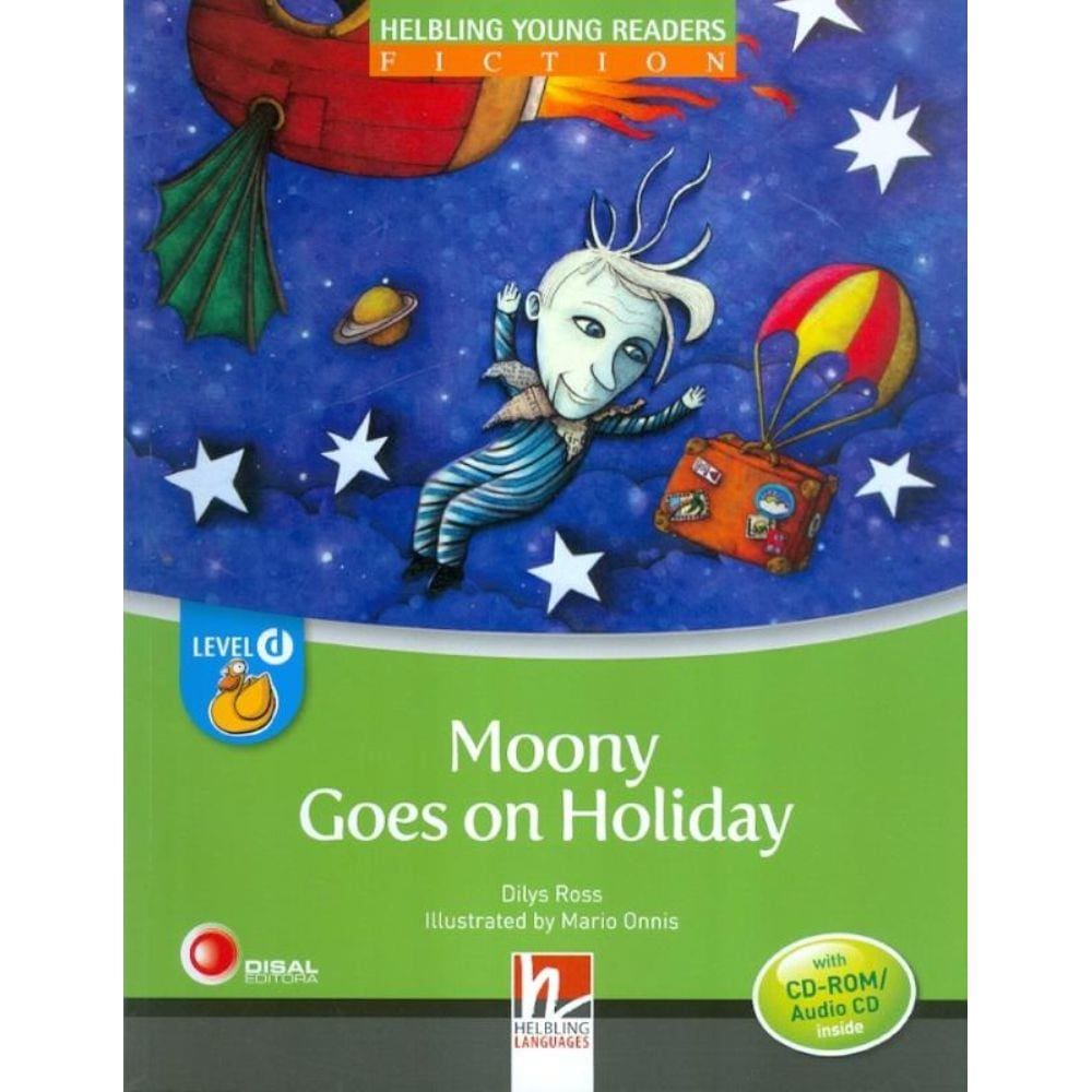 Moony Goes On Holiday - With Cd - Rom/Audio Cd - Level D