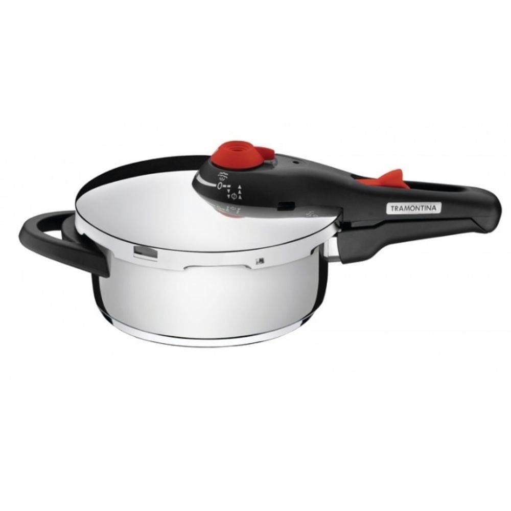 Panela Pressao Aco Inox 3,0L Solar - 62511223 - Tramontina Farroupilha