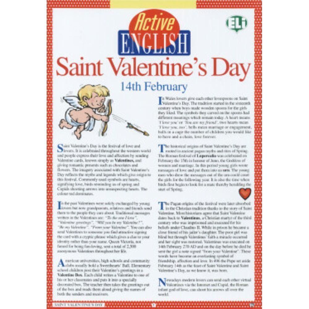 Active English Saint Valentine´S Day
