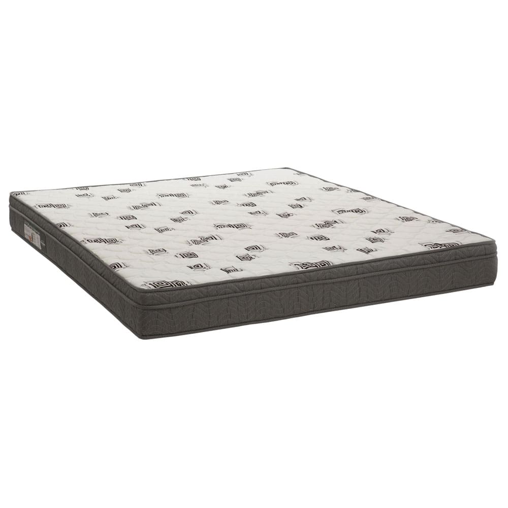 Colchão Casal Ortobom Light Espuma D45 17x138x188 cm – Cinza / Branco