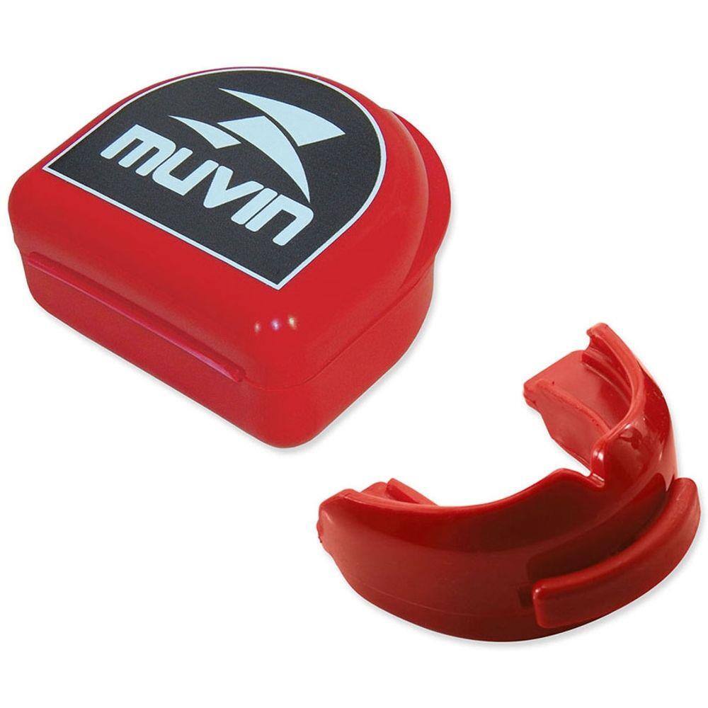 Protetor Bucal Profissional Em Eva Moldável Ptb Dp05 Muvin - Vermelho