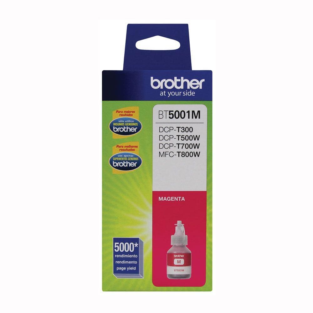 Refil de tinta de ultrarendimento para Inktank BT5001M Magenta Brother