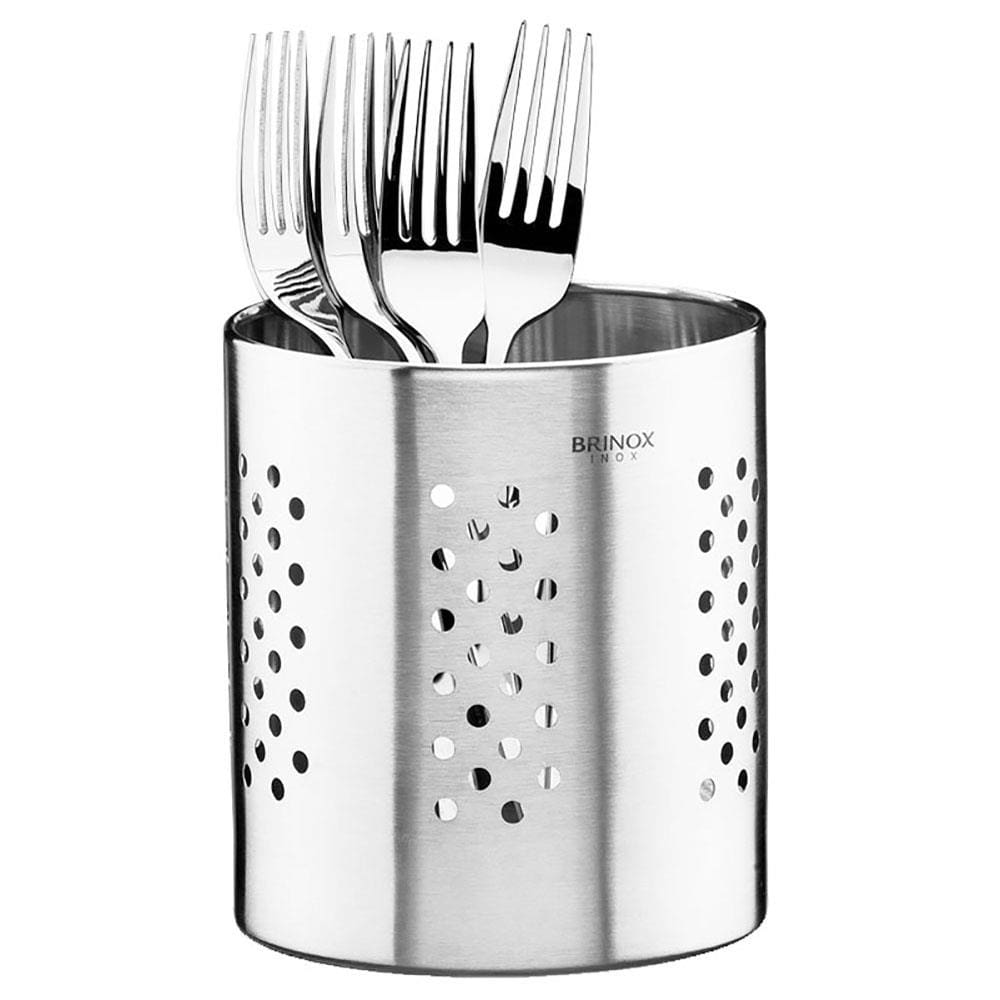 Suporte para Talheres Brinox Jornata em Aço Inox – 12 cm