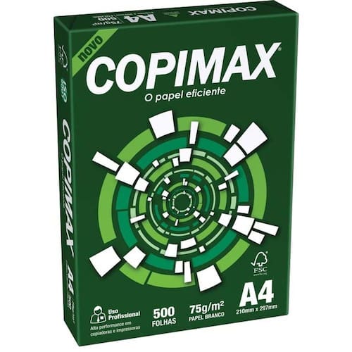 imagem-Papel Sulfite A4 75Gr. 210 X 297Mm Pcte 500Fls - Copimax
