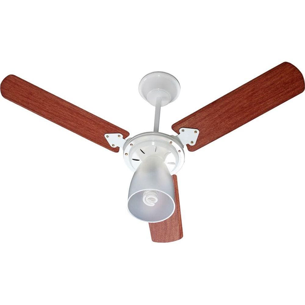 Ventilador Marbella 3P Cvm New Branco 138,7W Teto BRANCO/MOGNO