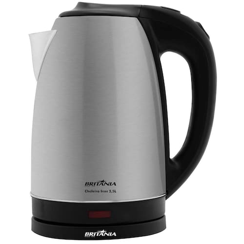 imagem-Chaleira Elétrica Inox 2,5 Litros Britânia - Aço Escovado - 220V