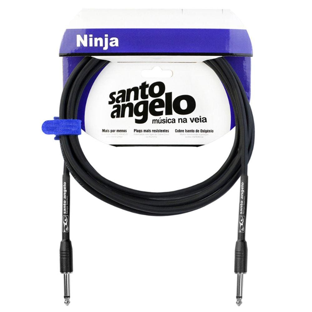 Cabo para Guitarra Santo Angelo - 4,57m - Ninja Series