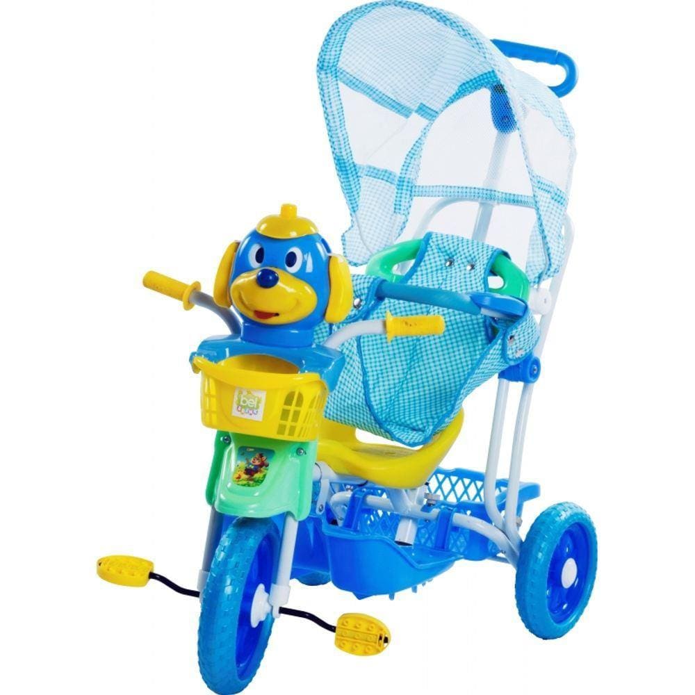 Triciclo Infantil com capota 2x1! Música/luzes! Vira Gangorra!