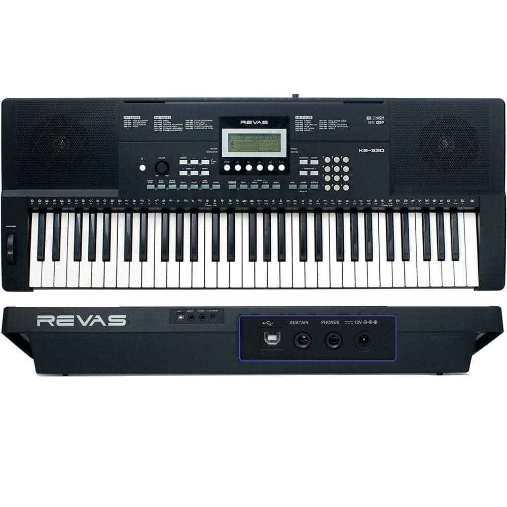 Teclado Arranjador 61 Teclas KB-330 Revas By Roland MIDI USB