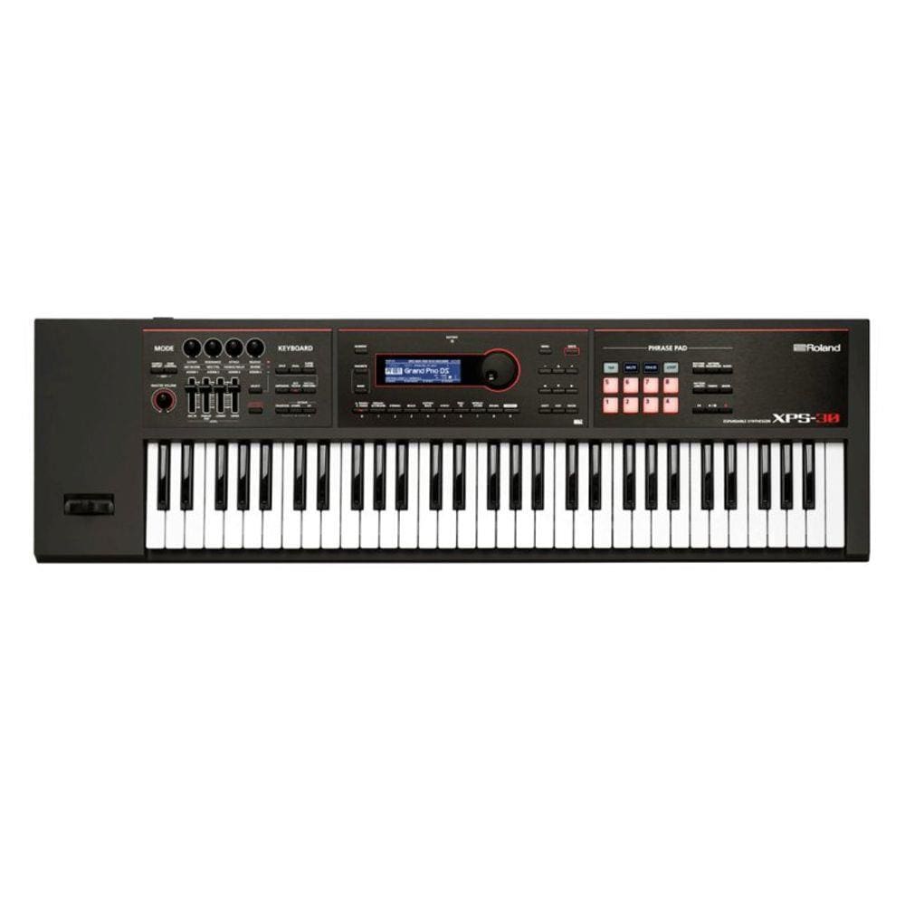 Sintetizador Roland Xps-30 Preto Com 61 Teclas Display Lcd E 1400 Sons