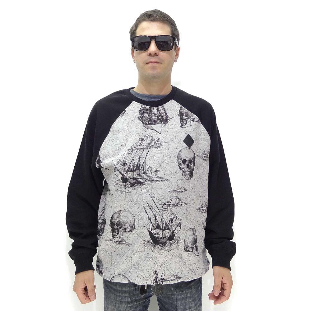 Moletom Fechado MCD Pirates Skull com Capuz