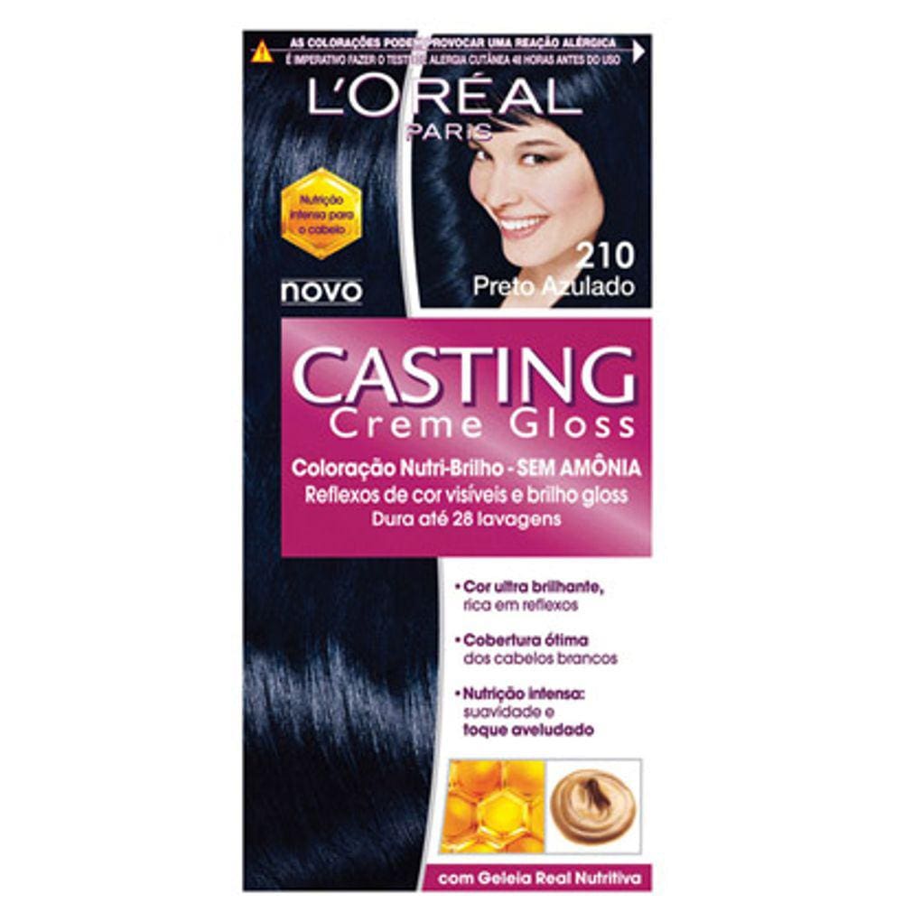 Tintura Casting Creme Gloss 210 Preto Azulado