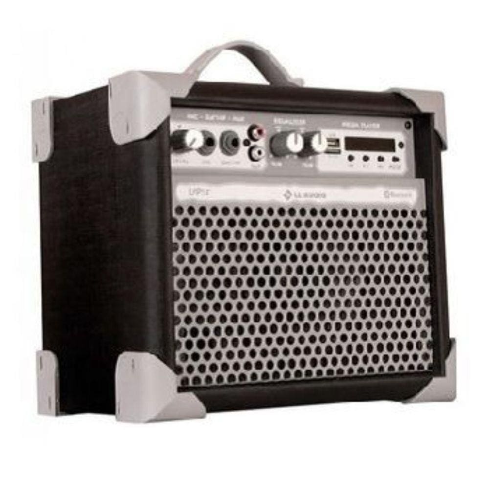 Caixa de Som Amplificada Multiuso UP!5 FM/USB/BLUETOOTH - Preta