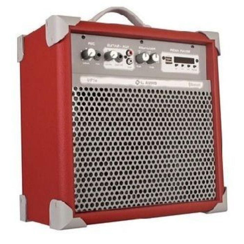 Caixa de Som Amplificada Multiuso UP!6 FM/USB/BLUETOOTH - Vermelha