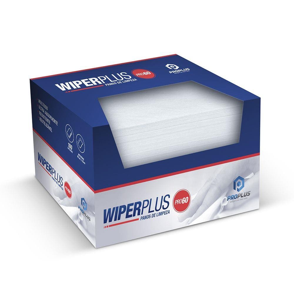 Pano Multiuso Branco Wiperplus pro 60