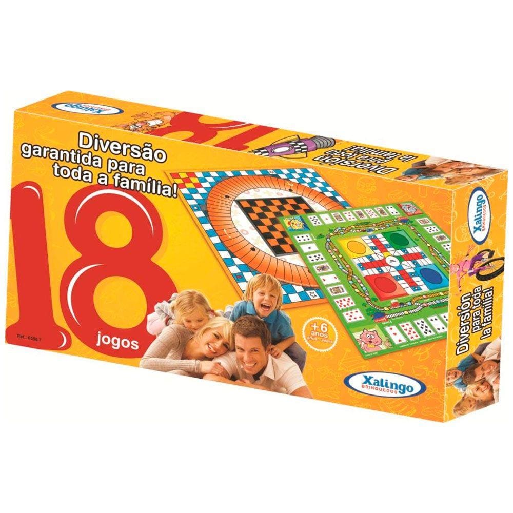 18 Jogos - Diversão Para Toda A Família - Xalingo