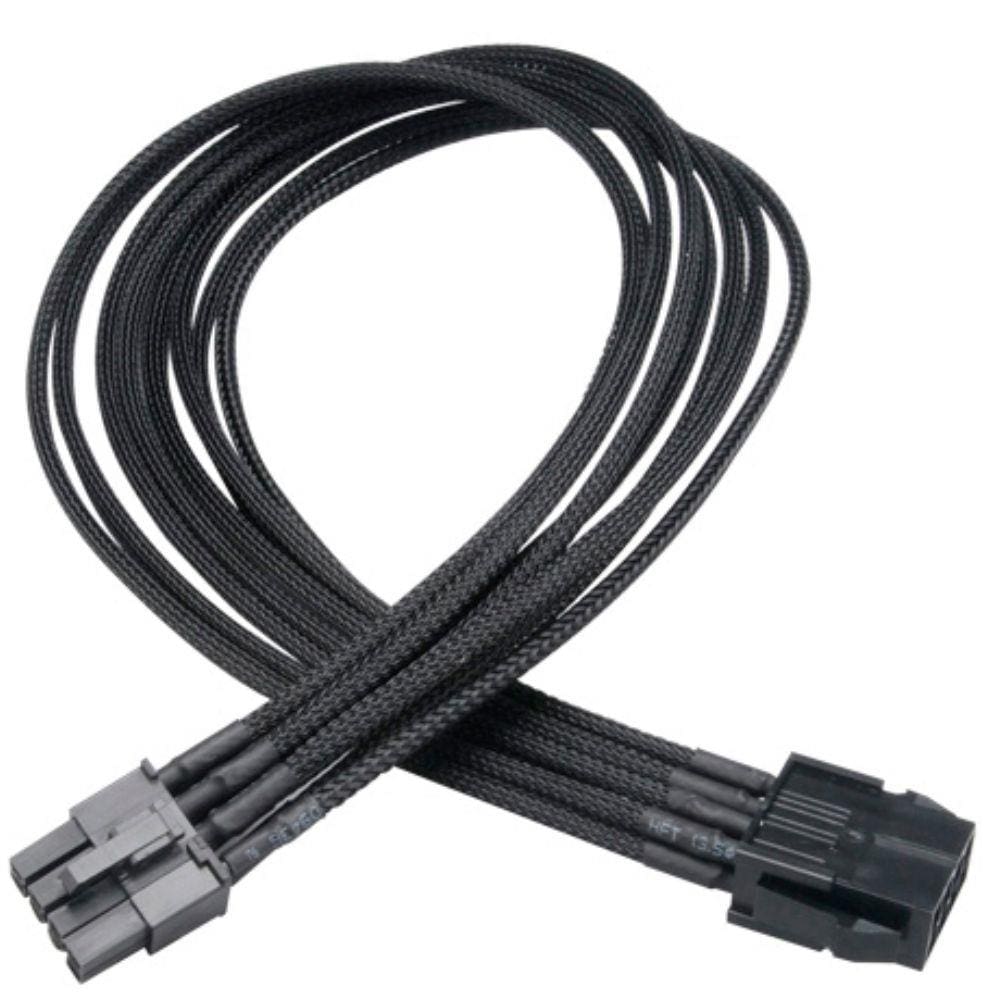 Cabo Extensor 8 pinos (6 + 2 pinos) - Para VGA - 40cm - Akasa FLEXA V8 - AK-CBPW09-40BK