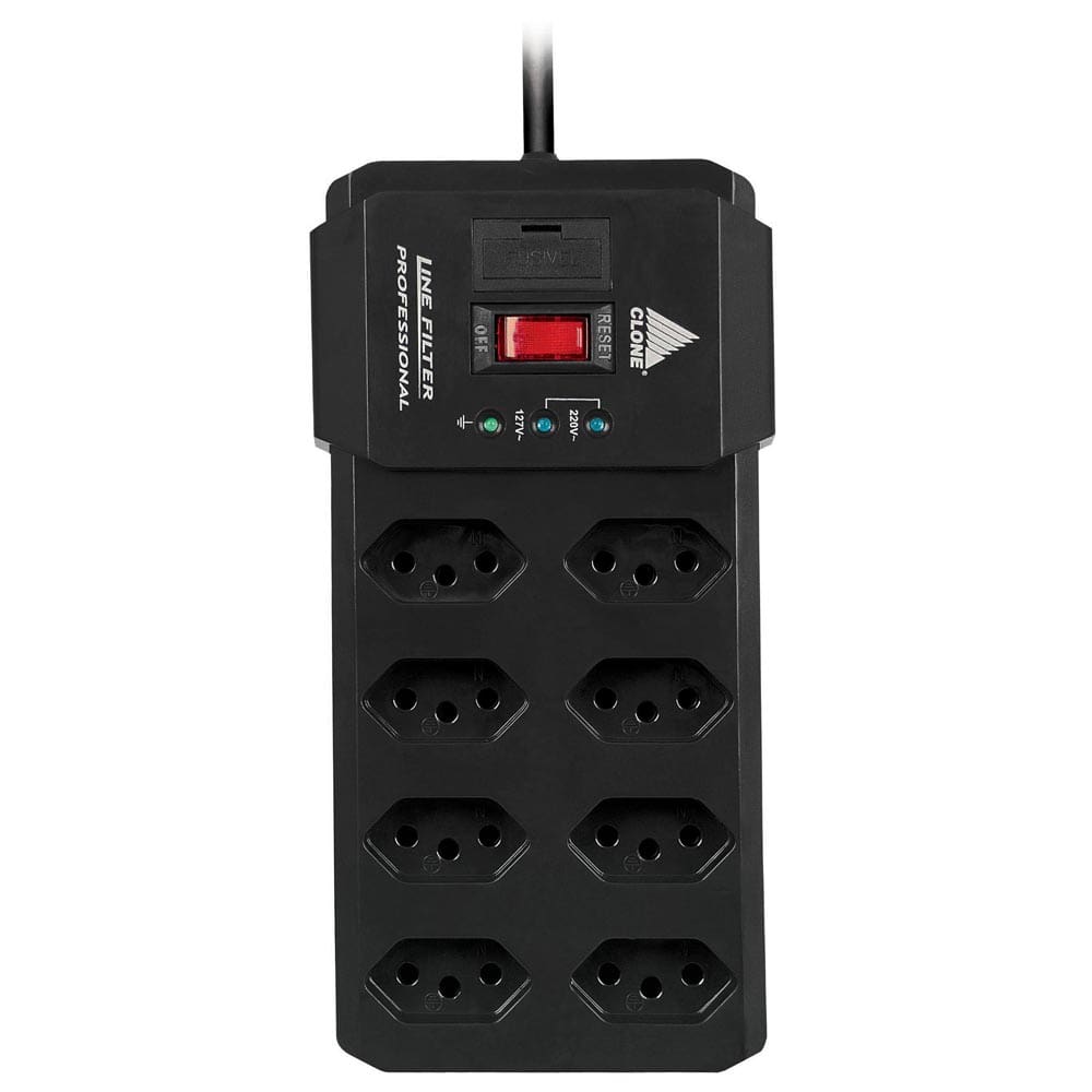 Filtro de Linha Clone Professional F8 1087 | Extra