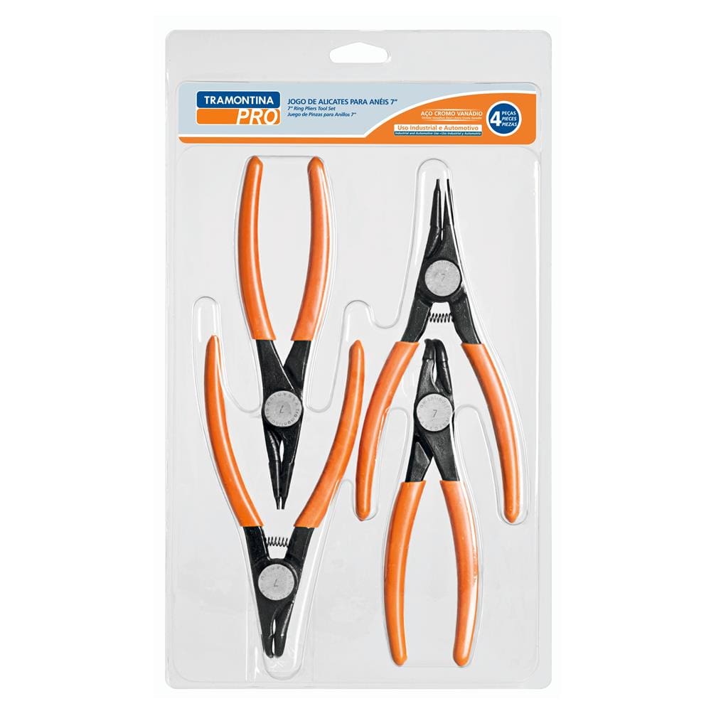 Jogo de Alicates para Anéis Tramontina Pro – 4 Peças