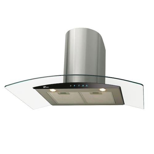 imagem-Coifa de Parede Fischer Talent Touch 90cm Aço Inox/Vidro - 110v