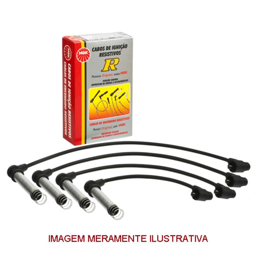 Cabo De Ignição Ngk Doblo, Palio, Punto, Siena, Stilo, Strada, Agile, Blazer, Celta, Cobalt, Corsa, Meriva, Montan, Spin