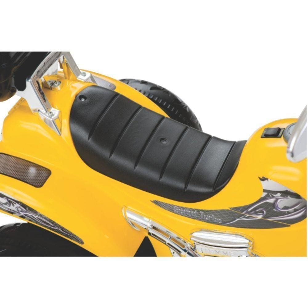 Moto Elétrica Infantil Sprint Turbo Amarelo 12V Biemme - Maçã Verde Baby