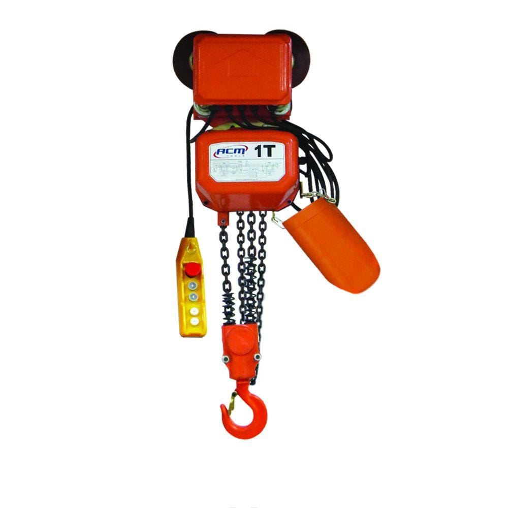 Talha Elétrica 1 Ton X 6M Troley Elétrica Tect1000/6 Acm Tools Tect1000/6