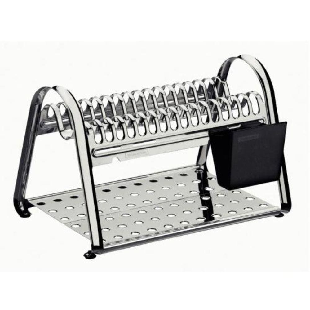 Escorredor De Louça Aço Inox Ciclo Preto Tramontina