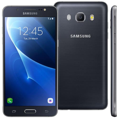 imagem-Smartphone Samsung Galaxy J5 Duos Metal Preto com 16GB, Dual chip, Tela 5.2", 4G, Câmera 13MP, Android 6.0 e Processador Quad Core de 1.2 Ghz