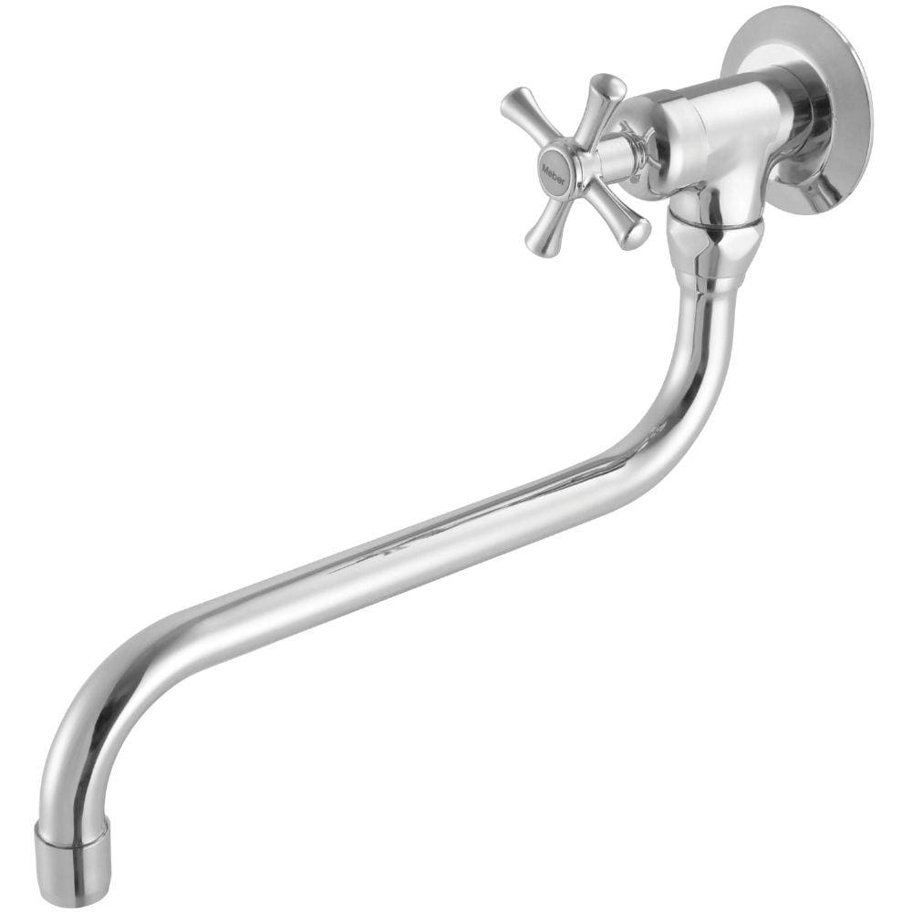 Torneira Para Cozinha De Parede Bica Móvel 1167 C 24 Meber Metais Cromado