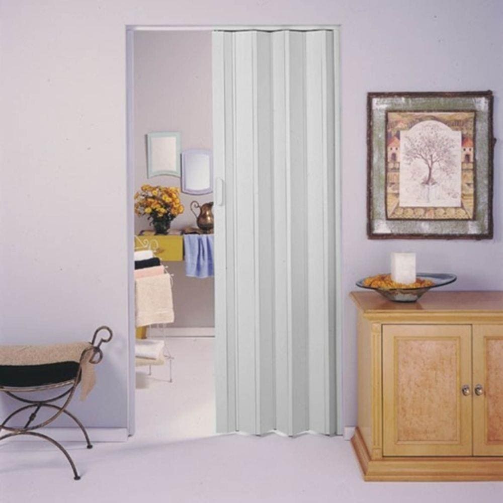 Porta Sanfonada PVC Polifort 210cmx70cm Cinza