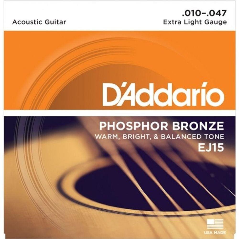 Encord. Violao Ej15 010 Extra Leve Phosphor Bronze Daddario