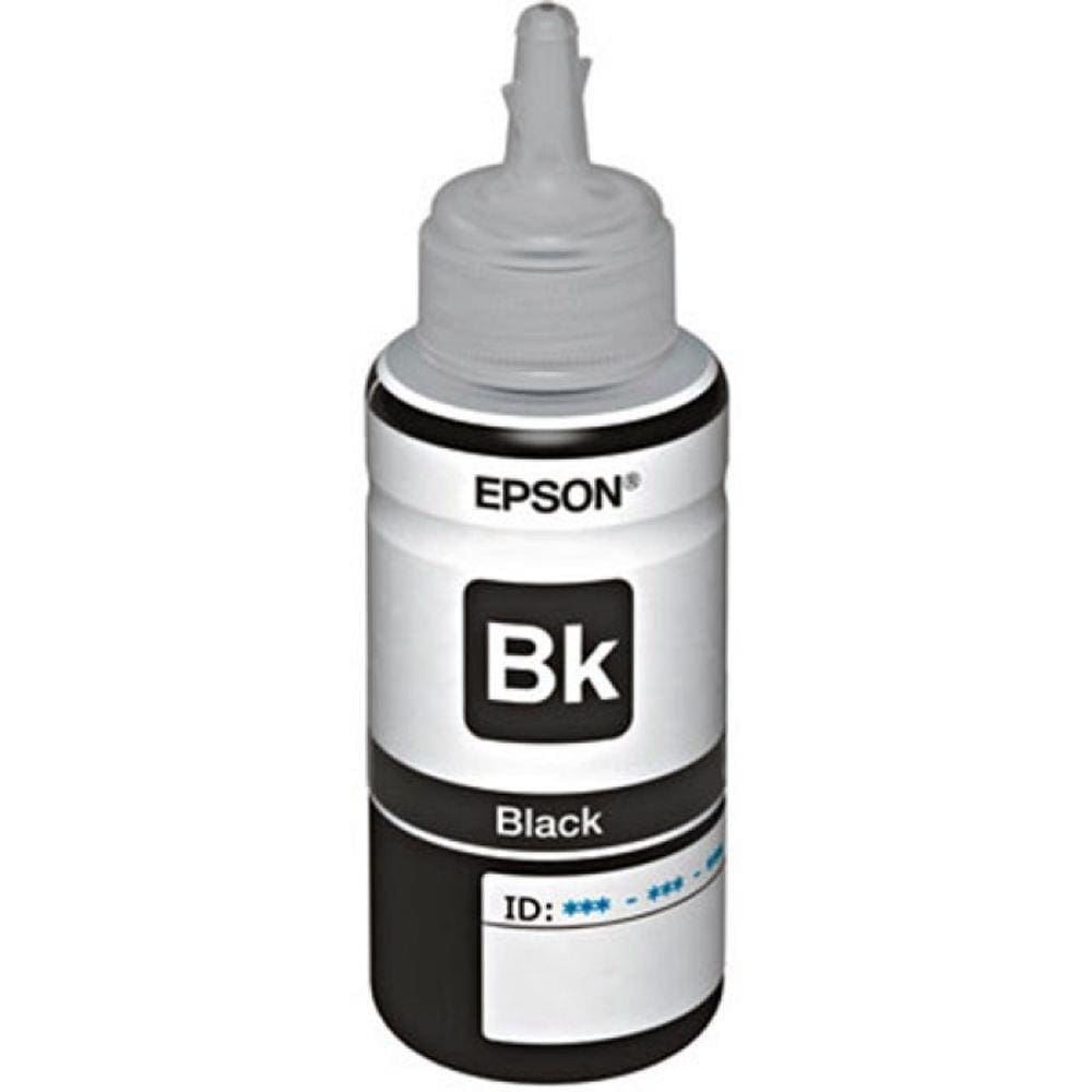 Refil de Tinta Epson L110 L200 L210 L350 L355 L555 | T664120 Preto | 70ML