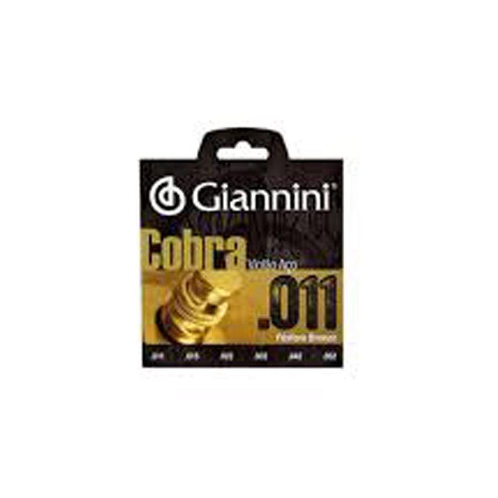 Encordoamento Violao Giannini Geeflkf 011 Aco