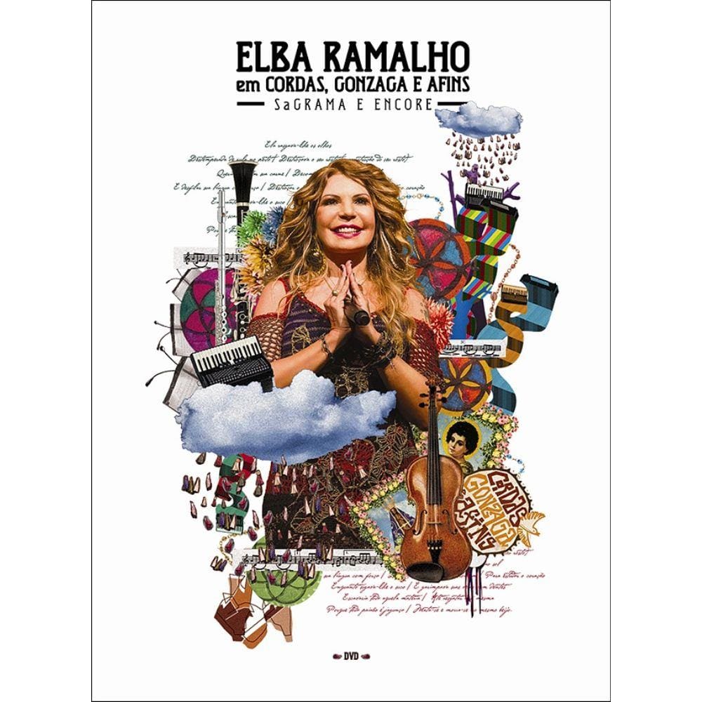 DVD - Elba Ramalho - Cordas, Gonzaga e Afins Dvd+cd