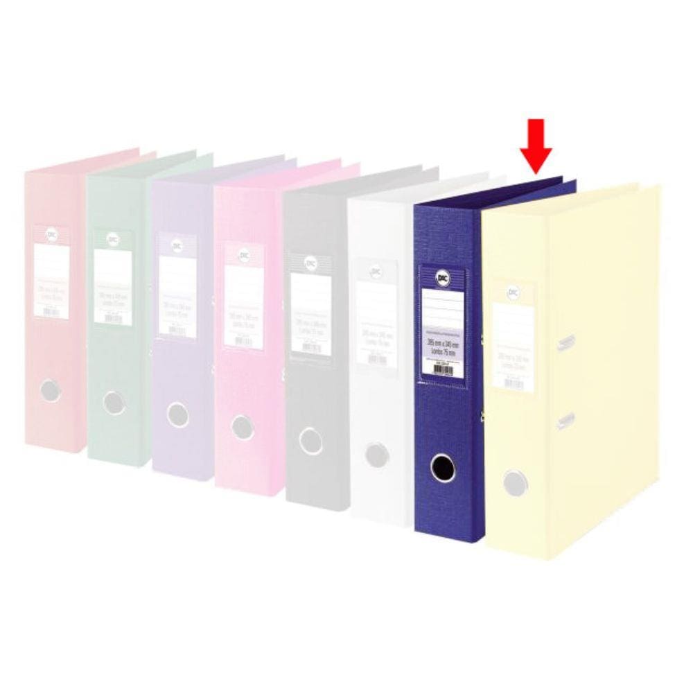 Registrador A-Z Premium Ofício Lombo 75mm - Azul - DAC