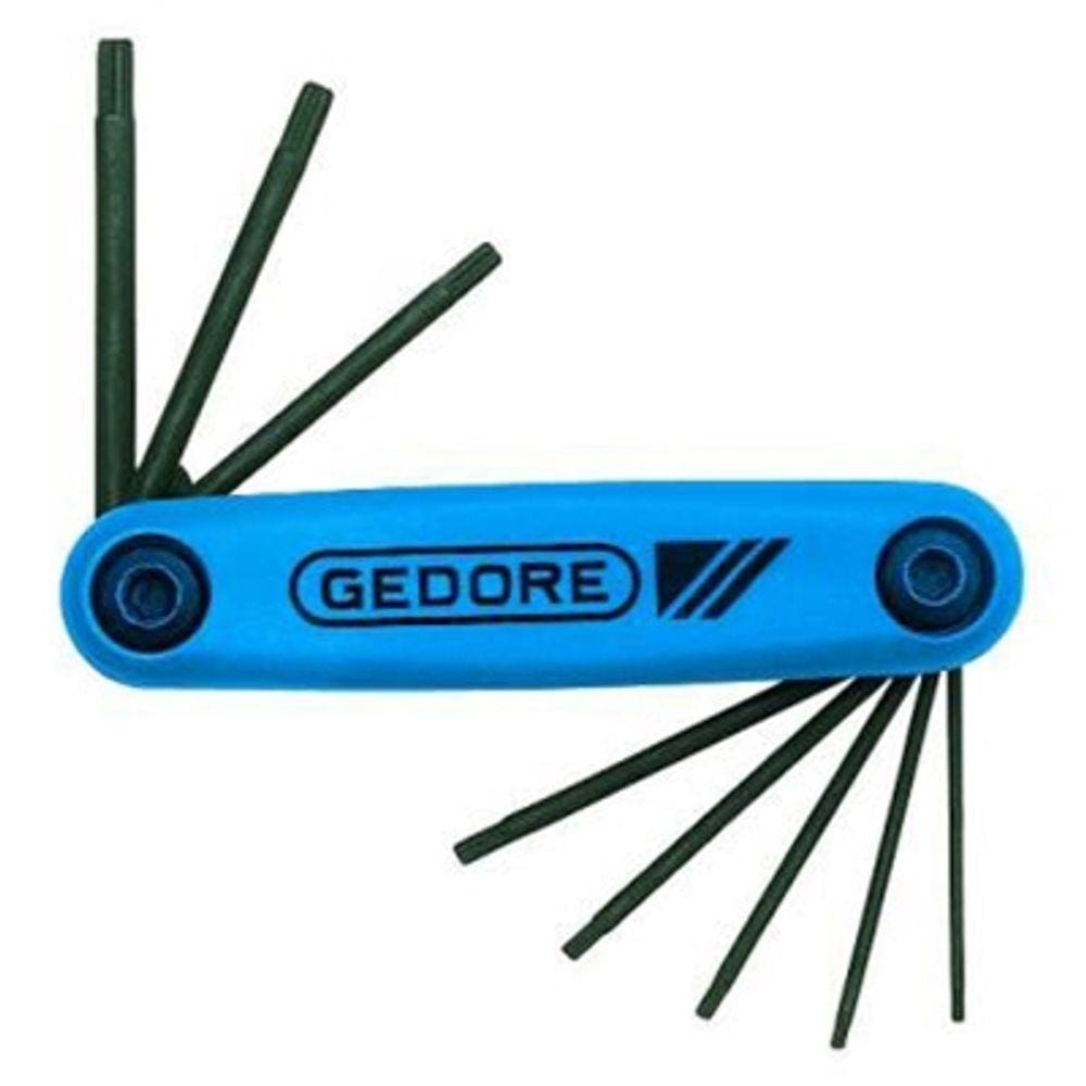Jogo De Chave Hexalobular Perfil Torx 8 Peças T9 À T40 Com Armação - Gedore