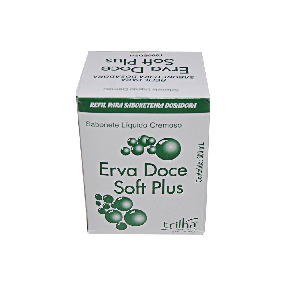 Sabonete Refil Liquido Trilha Soft Plus Erva Doce 800Ml