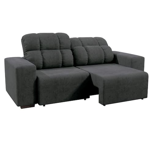 Sofá 3 Lugares Linoforte Versalhes com Assento Retrátil e Encosto Reclinável em Tecido Suede 202 cm de largura é boa?
