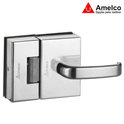 Fechadura Elétrica Para Porta de Vidro Com Abertura Interna maçaneta Alavanca FV32ICRA - Amelco Menor preço em Fechadura Elétrica Para Porta de Vidro Com Abertura Interna maçaneta Alavanca FV32ICRA - Amelco