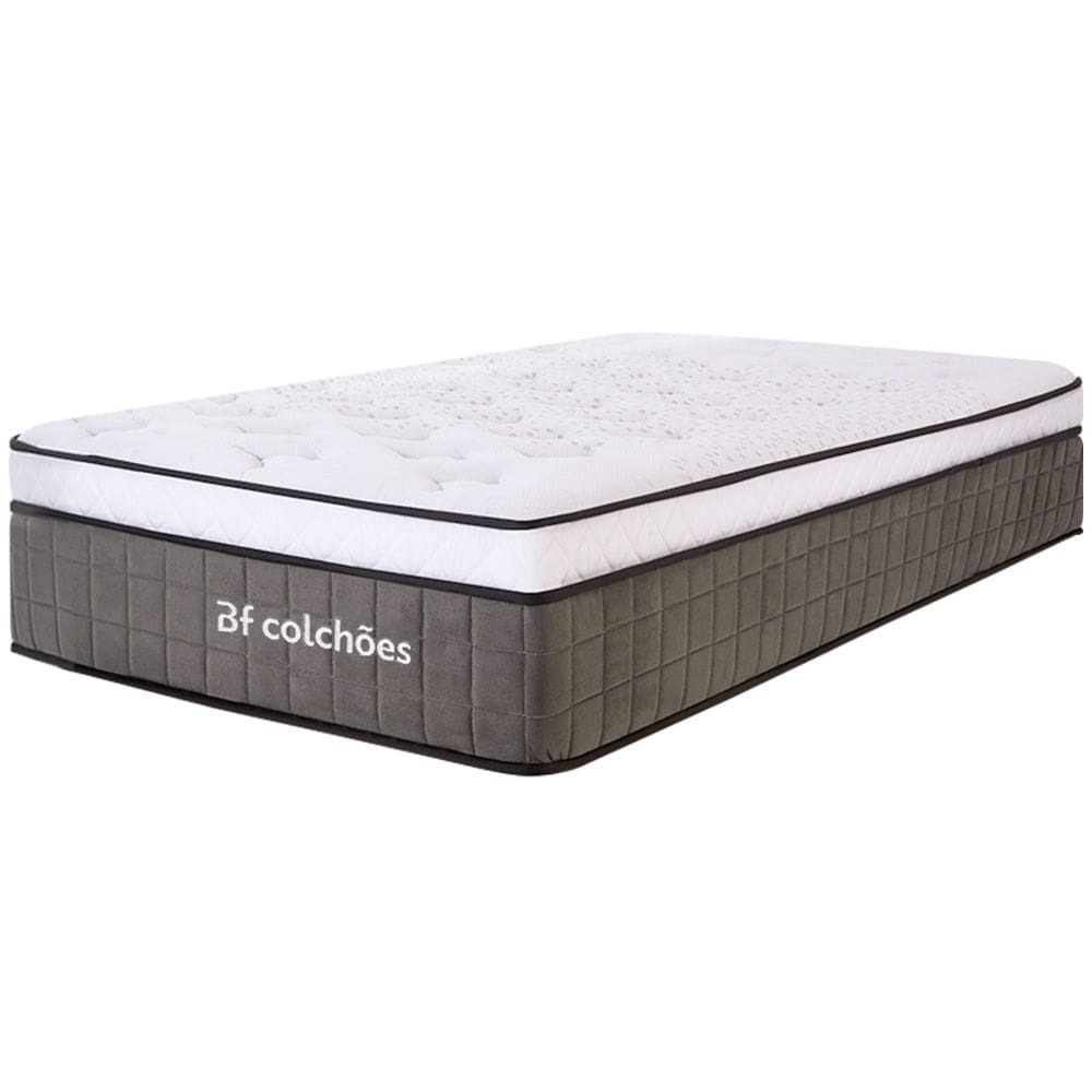 Colchão Solteiro Molas Ensacadas Espuma D33 Firme e Pillow de Visco Power Sleep 88x188cm - BF Colchões