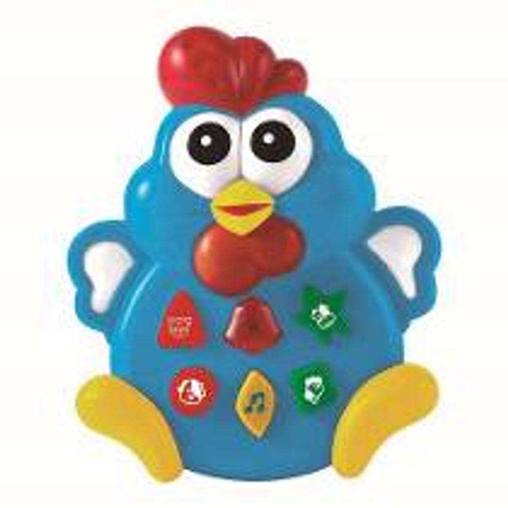Atividade Animaizinhos Galinha Azul Com Som - Buba Toys