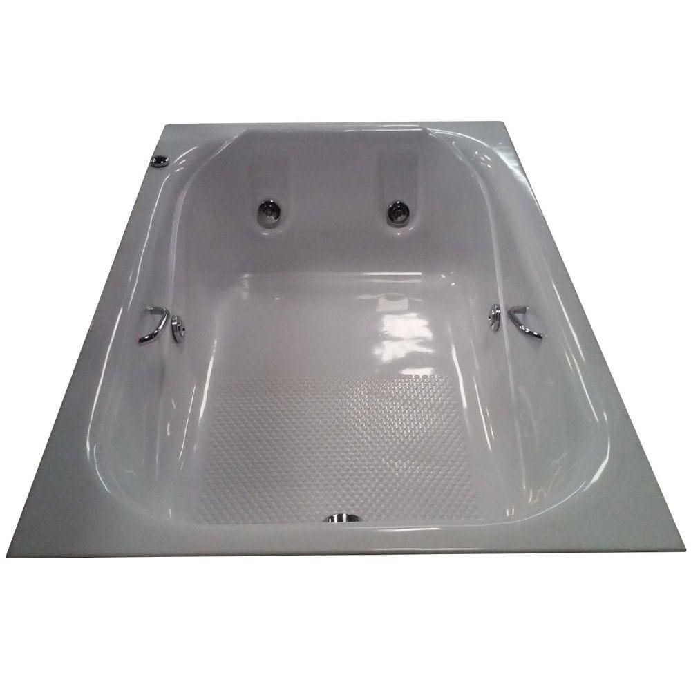 Banheira Hidromassagem Dupla Ouro Fino Cristal Branco